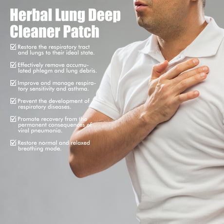 Herbal Lung Deep Cleaner Patch, Relieve Fatigue And Discomfort Relax Body Care Patch - V.I.P Digital Presence