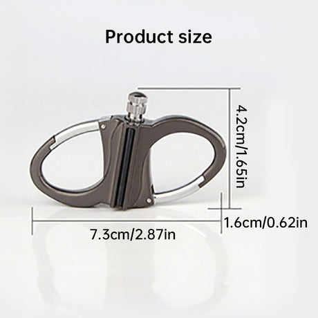 2025 Metal Keychain Lighter, ignite, waterproof, black - V.I.P Digital Presence