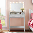 Makeup Vanity Desk with Mirror & Light - V.I.P Digital Presence
