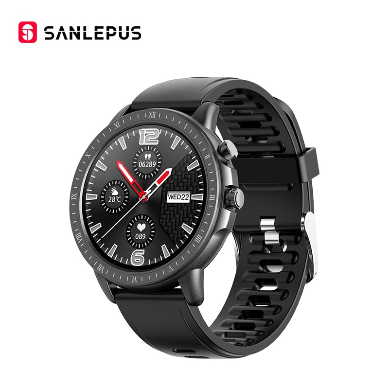 Nuevo reloj inteligente deportivo con monitor de ritmo cardíaco, pulsera de fitness resistente al agua para hombres y mujeres, reloj inteligente para Android, Apple y Xiaomi. 