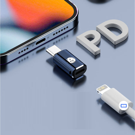 Lighting female to TYPE-C male 27W fast charging adapter suitable for Apple 15 mobile phone charging converter - V.I.P Digital Presence