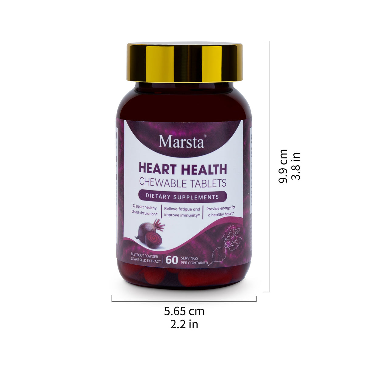 Heart Health Beetroot Chewing Tablets - V.I.P Digital Presence