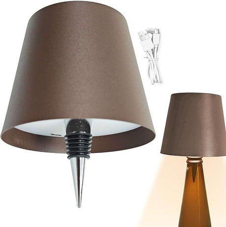 LED Creative Wine Bottle Light for Bar: Movable, Rechargeable, RGB Dimmable Decorative Bottle Lamp - V.I.P Digital Presence