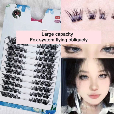 Sunflower Comics Pure Desire Eyelash Simulation Natural Thickening Large Segmented Trilogy False Eyelash Laziness - V.I.P Digital Presence