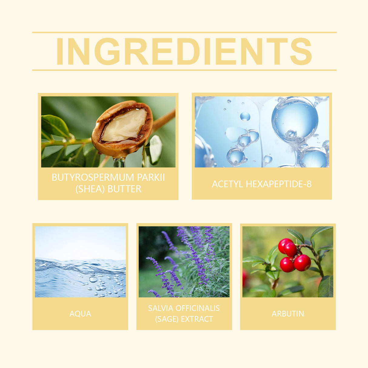 Firming And Whitening Neck Creme Reduces Neck Lines, Moisturizes And Tender Neck Skin