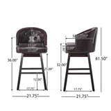 OGDEN KD SWIVEL BARSTOOL( SET OF 2 ) - V.I.P Digital Presence