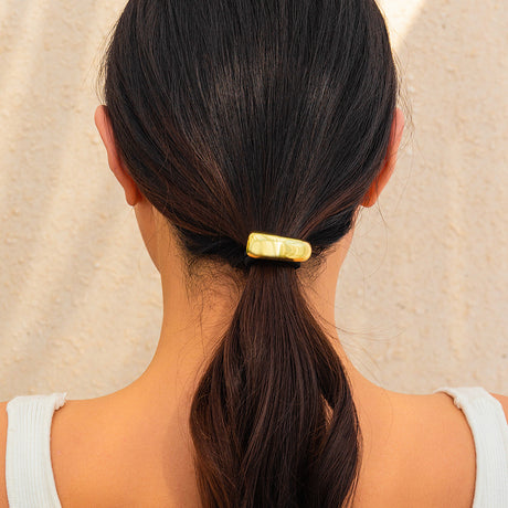 Metal concave convex folded alloy hair clip Hairpin irregular temperament hair clip - V.I.P Digital Presence