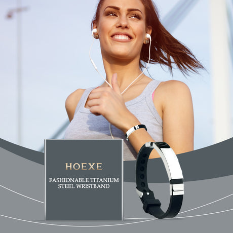 Fashion Titanium Steel Bracelet, Personalized Fashion Decoration Comfortable Fashion Portable Unisex Care Bracelet - V.I.P Digital Presence