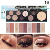 Romantic Beauty 9-Color Eye Shadow Irregular Circular Bubble Eye Shadow Plate - V.I.P Digital Presence