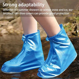 Waterproof, non-slip reusable shoe covers (PVC/silicone sole) – for rain/snow, unisex.