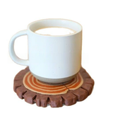 Printed wooden coasters Creative coffee cup holder Portable coaster - V.I.P Digital Presence
