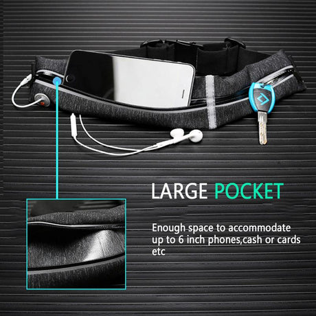 Yipinu Sports Running Waist Bag Outdoor Waterproof Reflective  Belt Jogging Gym Fitness Runner - V.I.P Digital Presence