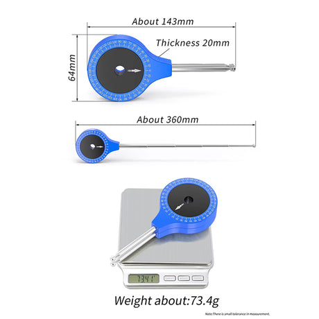 RISK Road Bicycle Airship - Fitting Knee Joint Angle Measuring Protractor for Bike Riding Posture - V.I.P Digital Presence