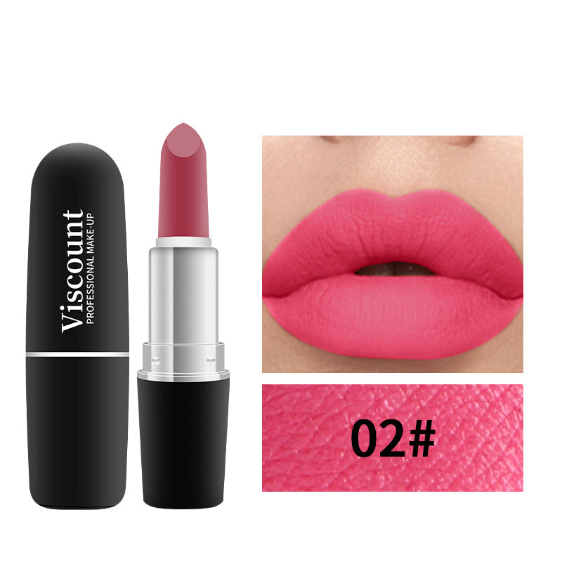 New Frosted Bullet Fog Matte White Lipstick Small Pepper 12 Color Moisturizing Lipstick - V.I.P Digital Presence