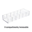 Household Transparent Divided Cosmetic Storage Box Sorting and Detachable Plastic Desktop Storage Box - V.I.P Digital Presence