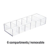 Household Transparent Divided Cosmetic Storage Box Sorting and Detachable Plastic Desktop Storage Box - V.I.P Digital Presence