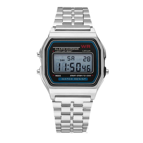 Sports children's electronic steel strip night light alarm clock steel strip watch multi-color electronic watch - V.I.P Digital Presence
