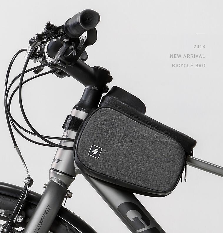 Sahoo 122007 Touch Screen Bike 6.5in Cell Mobile Phone Bag Front Frame Top Tube Cycling Pouch - V.I.P Digital Presence