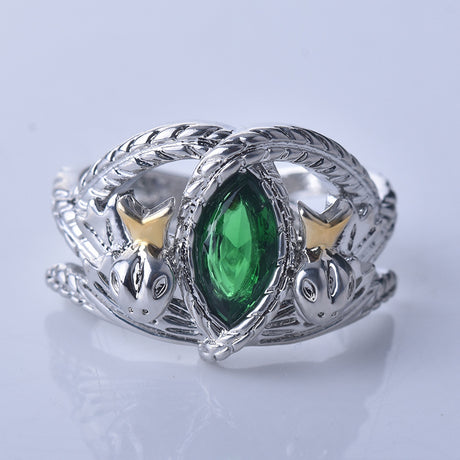 Plated with s925 Silver Mighty Ring, Aragon Ring, Barakh Ring, European and American Ins Two tone Ring - V.I.P Digital Presence