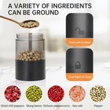 USB Charging Electric Pepper & Sea Salt Grinder with Base and Double Support for Easy Charging and Use - V.I.P Digital Presence