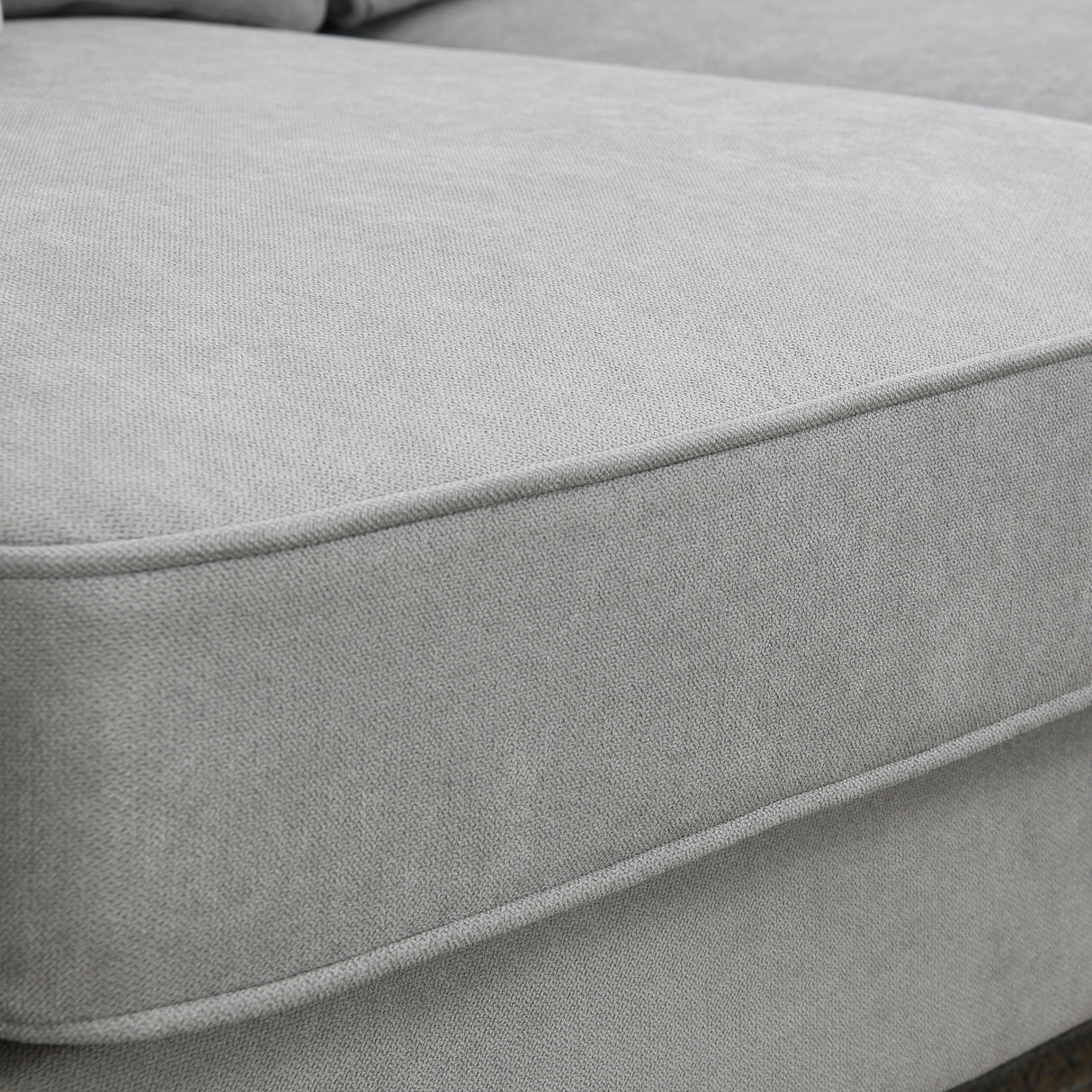 [VIDEO provided] [New] 108*85.5" Modern U Shape Sectional Sofa 7 Seat Fabric Sectional Sofa Set - V.I.P Digital Presence