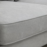 [VIDEO provided] [New] 108*85.5" Modern U Shape Sectional Sofa 7 Seat Fabric Sectional Sofa Set - V.I.P Digital Presence