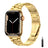 Suitable For Apple Watch S 3 4 5 iwatch S 7 8 9 Stainless Steel Metal Fine Steel Watch Chain With Five Beads - V.I.P Digital Presence