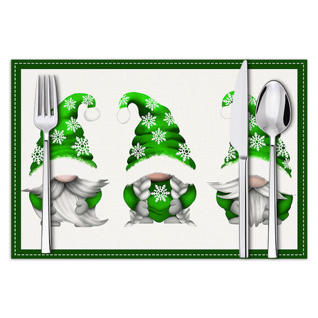 Christmas Dwarf Meal Mat Christmas Day Kitchen Table Decoration Insulation Mat Printed Table Mat - V.I.P Digital Presence