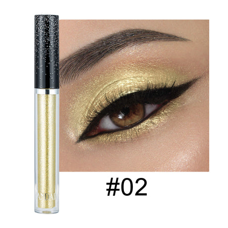 HANDAIYAN 12 Color Single Diamond Liquid Eye Shadow Psychedelic Pearly Shiny Eye Shadow Lying Silkworm Tear Makeup Eye Shadow Liquid - V.I.P Digital Presence
