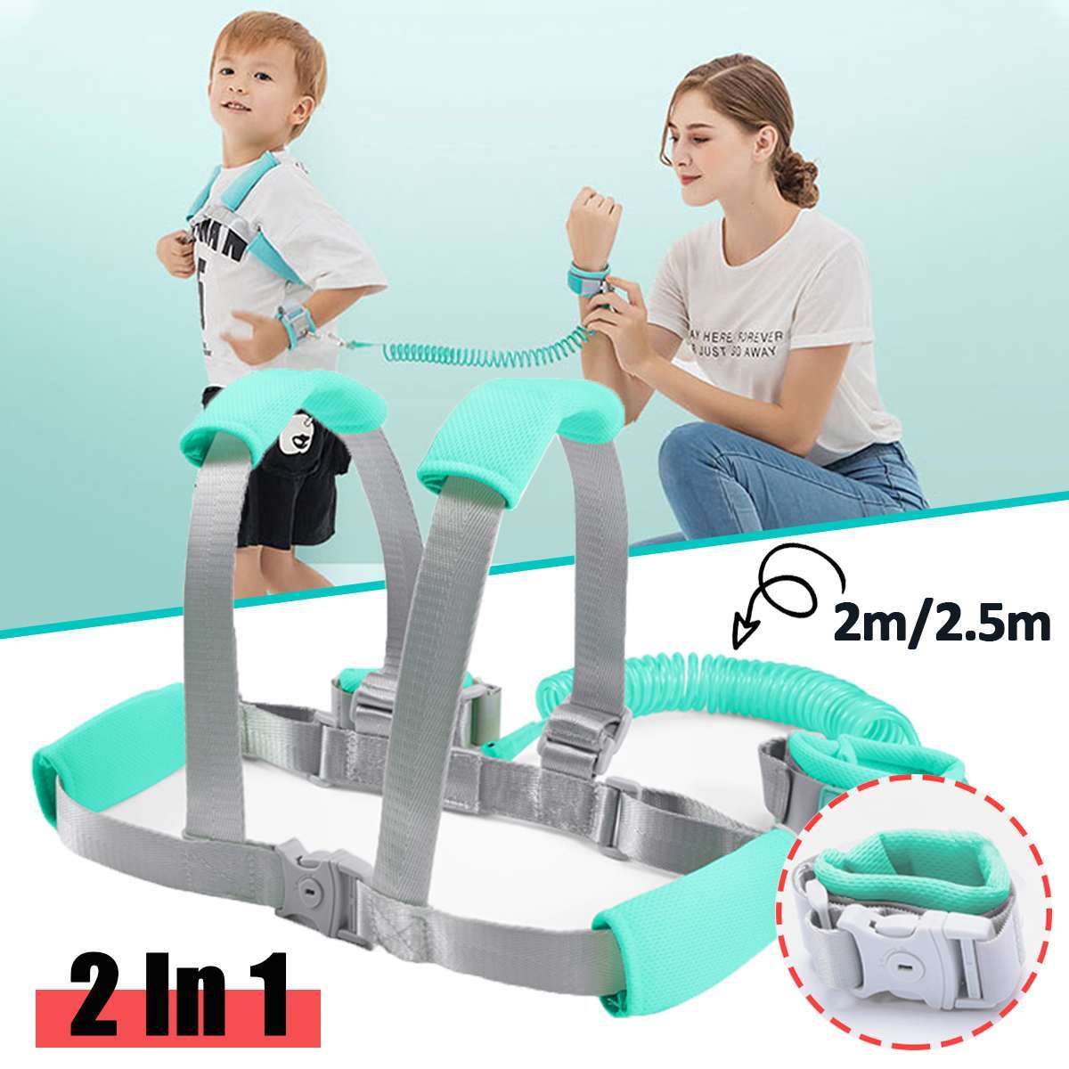 Anti-Wandering Traction Rope Backpack Children's Anti-Loss Rope Baby Anti-Wandering Safety Rope Baby Carrier - V.I.P Digital Presence
