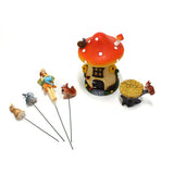 Resin Dwarf Flower Plantation Garden Fairy Potted Plant Insert - V.I.P Digital Presence