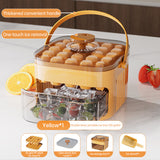 50-grid ice maker with new large capacity - household food-grade plastic double-layer ice storage barrel & ice ball mold set - V.I.P Digital Presence