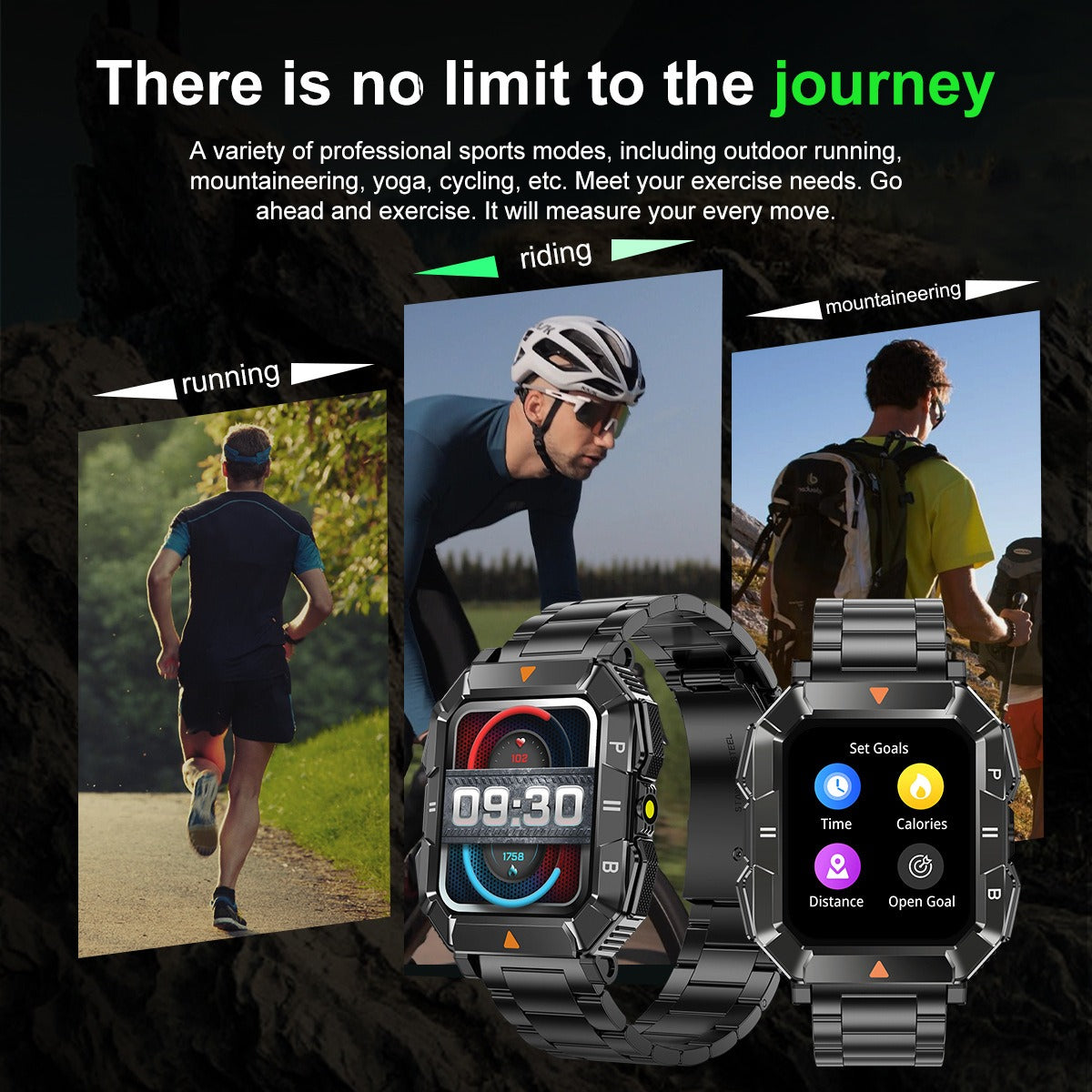YK03 smartwatch Bluetooth call flashlight sports waterproof heart rate blood oxygen health monitoring - V.I.P Digital Presence