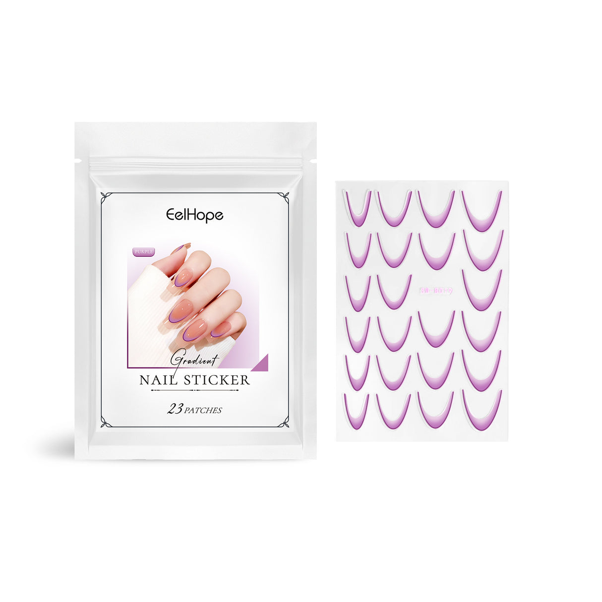 French Gradient Nail Sticker Gradient Nail Sticker Easy Nail Decor Personalized Nail Sticker