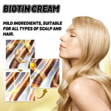 Biotin Cream, Scalp Massage Moisten Root Of Hair Care In The Off Strong Hair Thick Hair Cream - V.I.P Digital Presence