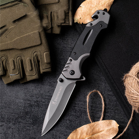 Folding Knife Stainless Steel High Hardness Outdoor Knife Pocket Knife Fishing Knife Defense Military Knife Camping Folding Knife - V.I.P Digital Presence