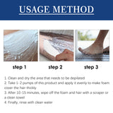 Men's Hair Removal Foam Spray Leg Underarm Chest Hair Gentle Cleansing Quick Hair Removal Spray