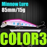 AFISHLURE Fishing Lure Wobblers Trout  85mm/15g Minnow  Hard Baits Iscas Artificial Pesca Leurre