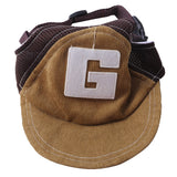 Sun Hat with G-Word Dog Design, Travel Sun Hat for Spring and Autumn, Outdoor Sun Protection with Mesh Ventilation, Pet Themed Baseball Cap - V.I.P Digital Presence