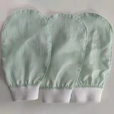 Silk exfoliating face wash and beauty towel, soft and exfoliating, bath and scrubbing, silk bath and face wash gloves - V.I.P Digital Presence