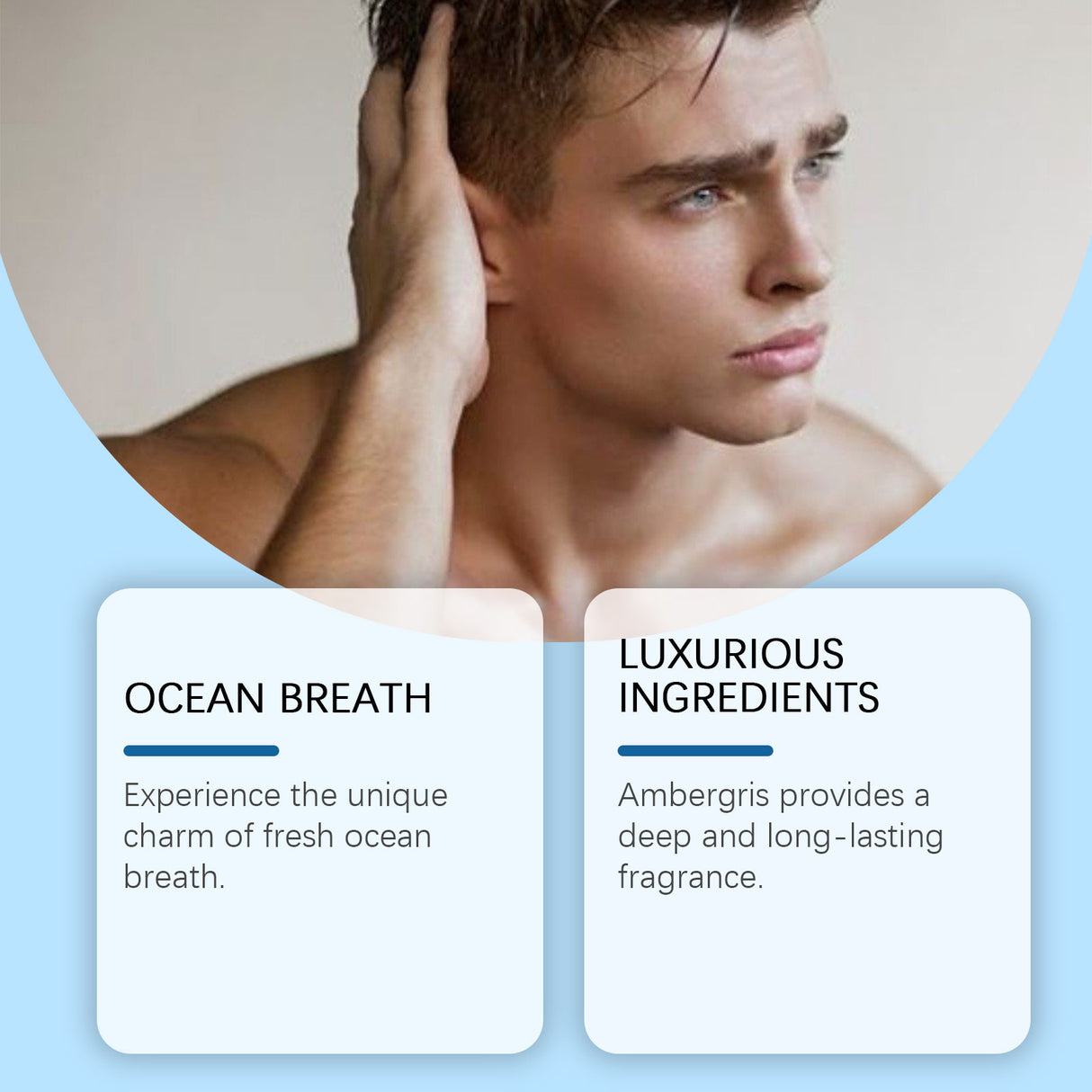 Ambergris Blue Ocean Perfume Men's Charm Atmosphere Permanent Light Fragrance Ocean Blue Notes - V.I.P Digital Presence