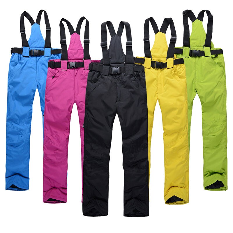 Women Men Ski Pants Brands Outdoor Sports Suspenders Windproof Waterproof Trousers - V.I.P Digital Presence