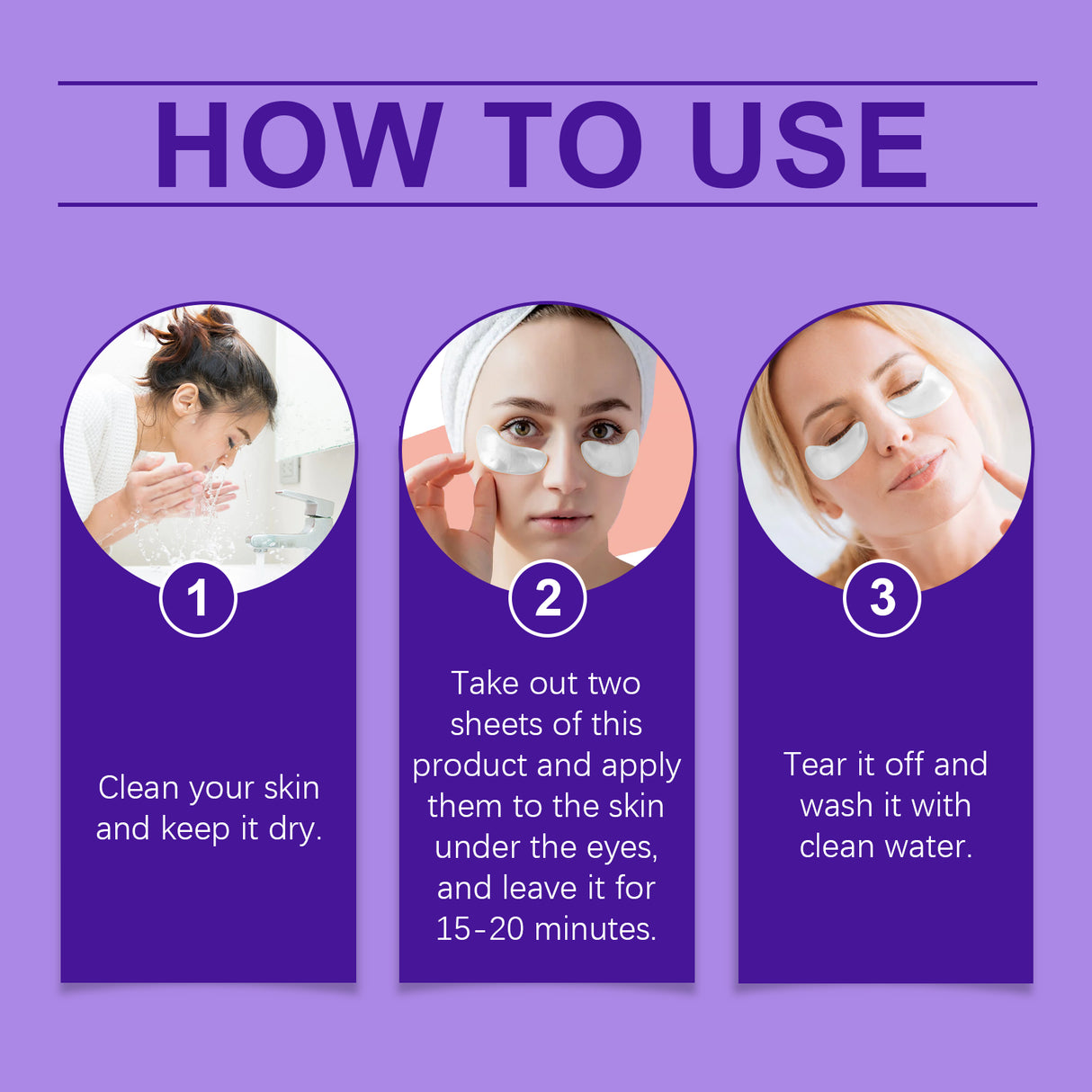 Moisturizing Eye Mask Nourishes And Moisturizes The Skin Around The Eyes