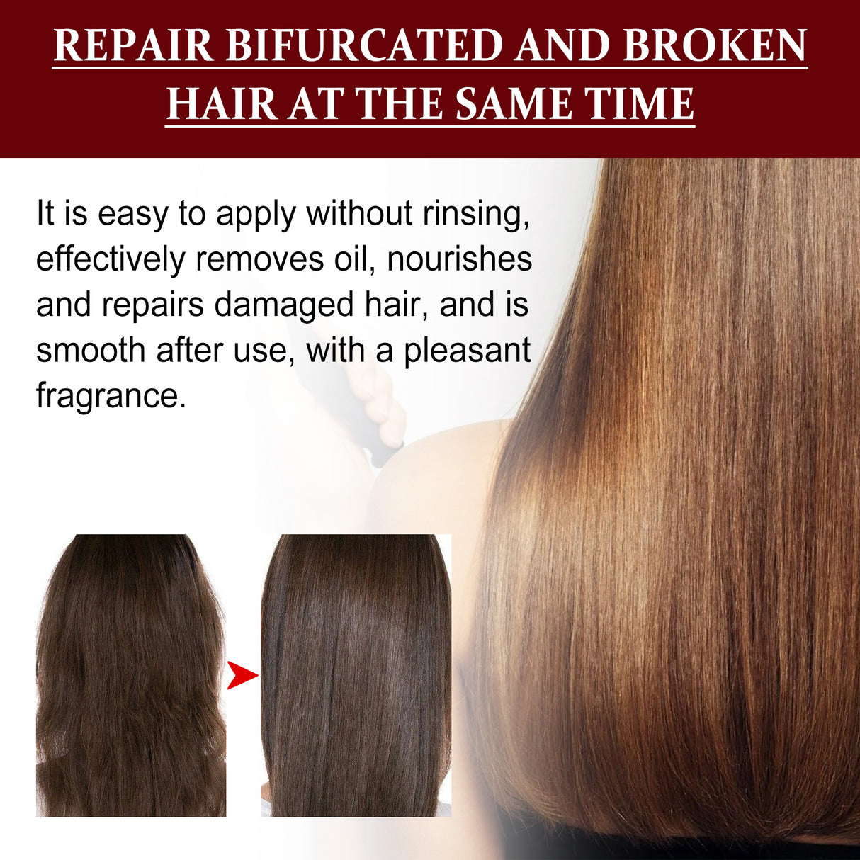 Hair Care Essence, Hair Repair Moisturize And Fluff Leave-in Hair Care Essence - V.I.P Digital Presence