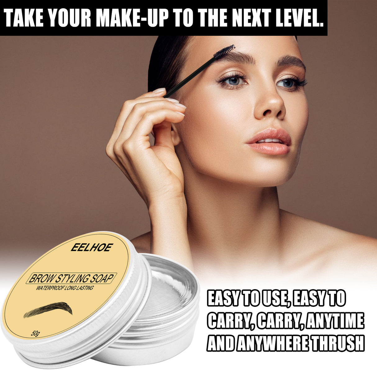 EELHOE Eyebrow Cream Styling Soap Colorless Transparent Refreshing Lasting Natural Makeup Eyebrow Styling Eyebrow Brush - V.I.P Digital Presence