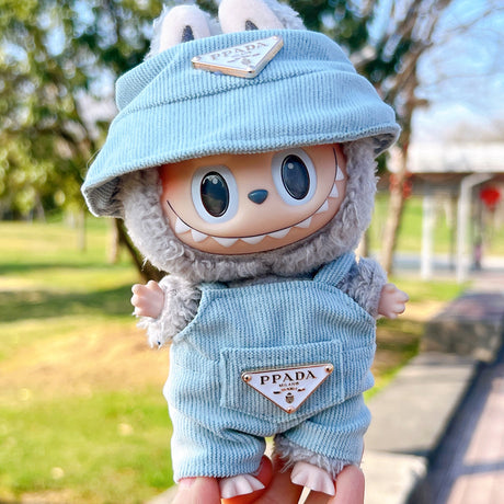 [Clothes Only]  corduroy For Labubu Doll Clothing Set Hat 17cm Clothes Shoes Doll DIY Accessories Training Sitting Party Games Toys Gifts - V.I.P Digital Presence