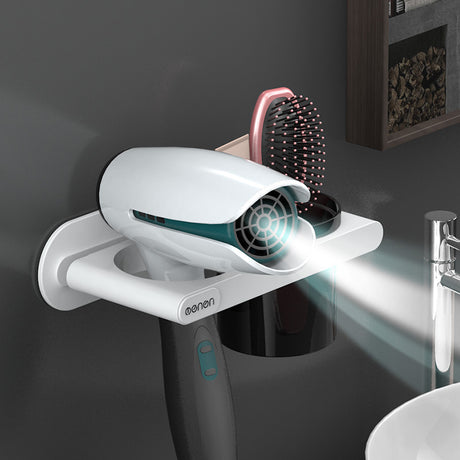 Hanging Hair Dryer Rack Toilet Storage Rack Hair Dryer Rack Storage Rack Non Perforated Wall Mounted Air Duct Rack - V.I.P Digital Presence