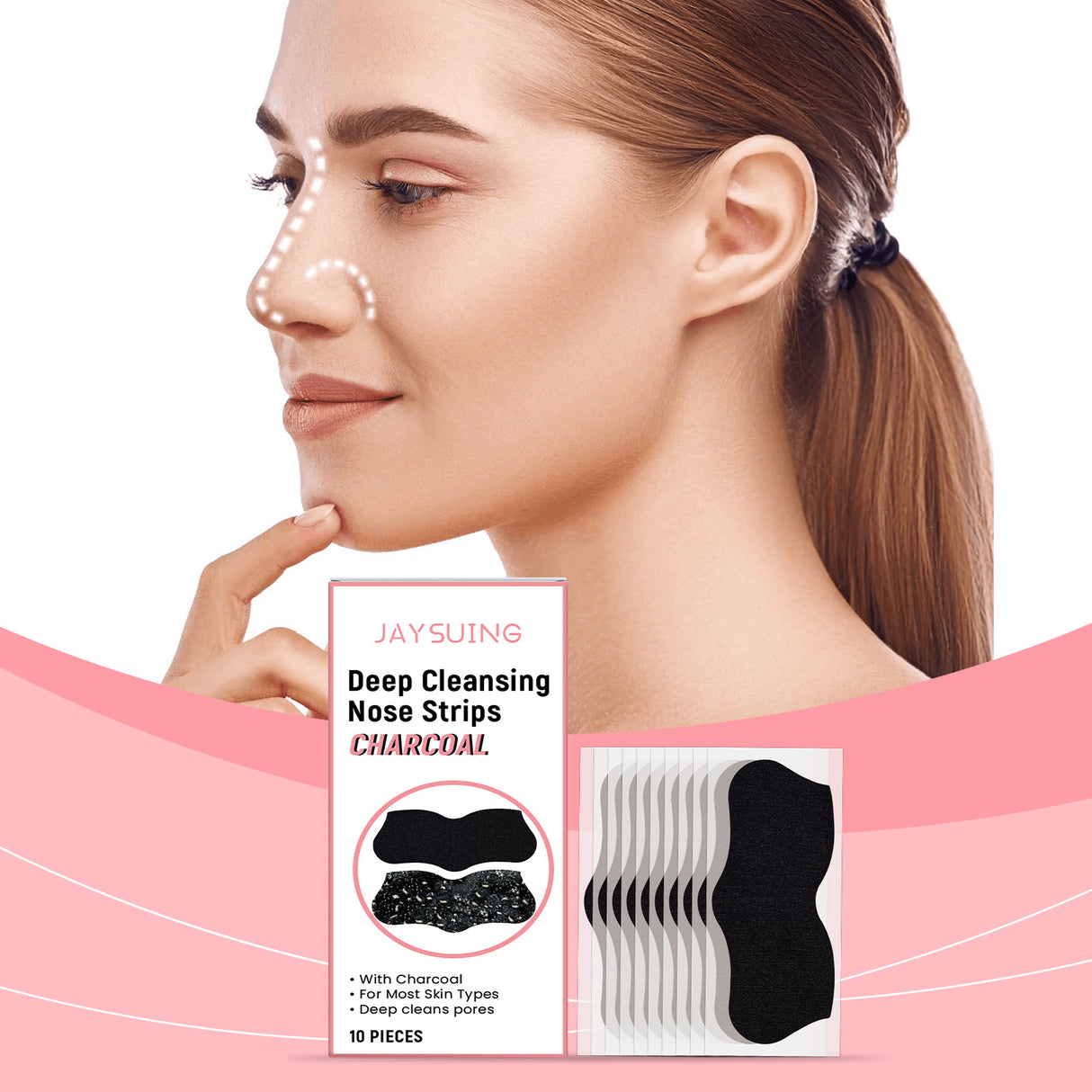 Blackhead Pore Nose Patch For Deep Facial Cleansing Without Tight Acne Pore Blackhead Nose Patch - V.I.P Digital Presence