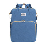 Portable Foldable Bed Mommy Bag For Going Out Lightweight And Large Capacity Mother And Baby Bag Backpack - V.I.P Digital Presence