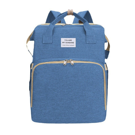 Portable Foldable Bed Mommy Bag For Going Out Lightweight And Large Capacity Mother And Baby Bag Backpack - V.I.P Digital Presence
